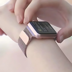 Stainless Steel Strap Band with Magnetic Closure for Apple Watch