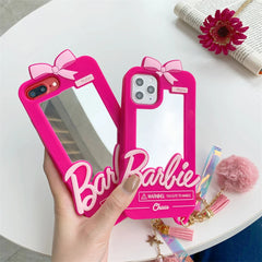barbie iphone case with mirror