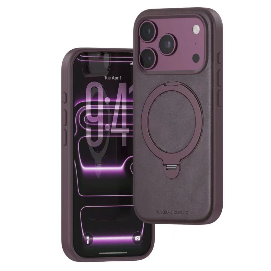 PULOKA & CLASSIC Magnetic MagSafe Case – Premium Textured Protective Phone Case with Raised Camera Protection
