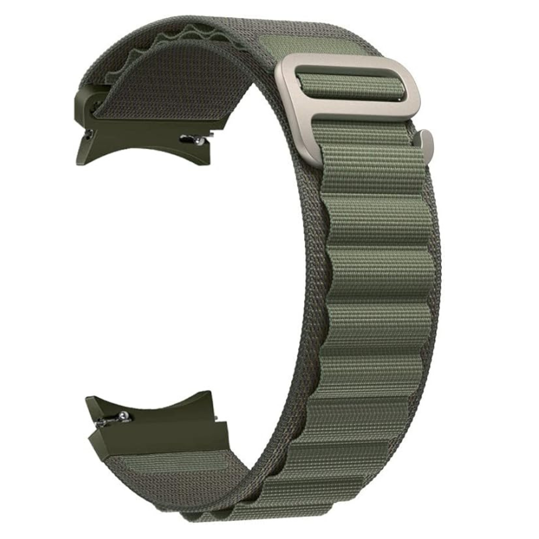 Nylon Watch Band For Samsung Galaxy Watch 6-5-4 /Watch 5 Pro /Watch 4-6 Classic , Loop Woven Sport Strap