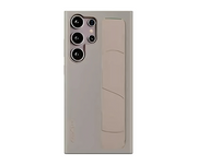 Leather Grip case with Strap for samsung - Titanium
