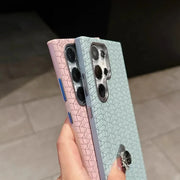ZigZag Line leather Case for samsung s22 ultra