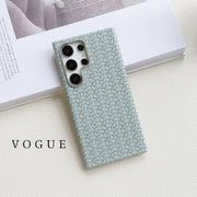 ZigZag Line leather Case for samsung s22 ultra