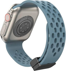 apple 42/44/45/49 mm استراب سيليكون مجناتيك لساعات