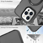 Jmgokit  iPhone Magnetic Ostand Case With Stand - Black