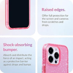 Glitter transperent Case for iphone