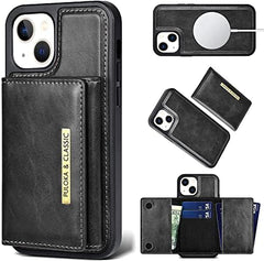 PULOKA iPhone 11 pro max Leather Wallet Case Cover with 5 in 1 Detachable Magnetic Wallet for iPhone 11 pro max - Black
