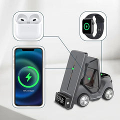 T20 5-in-1 15W Multi-Functional Smart Desktop Wireless Charger