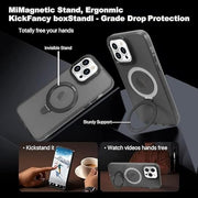 Jmgokit  iPhone Magnetic Ostand Case With Stand - Black