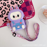 محفظه و سلسله مفاتيح لابوبو مميزه للكروت