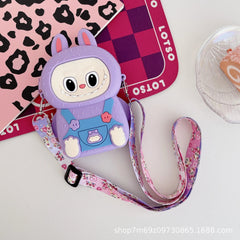 محفظه و سلسله مفاتيح لابوبو مميزه للكروت