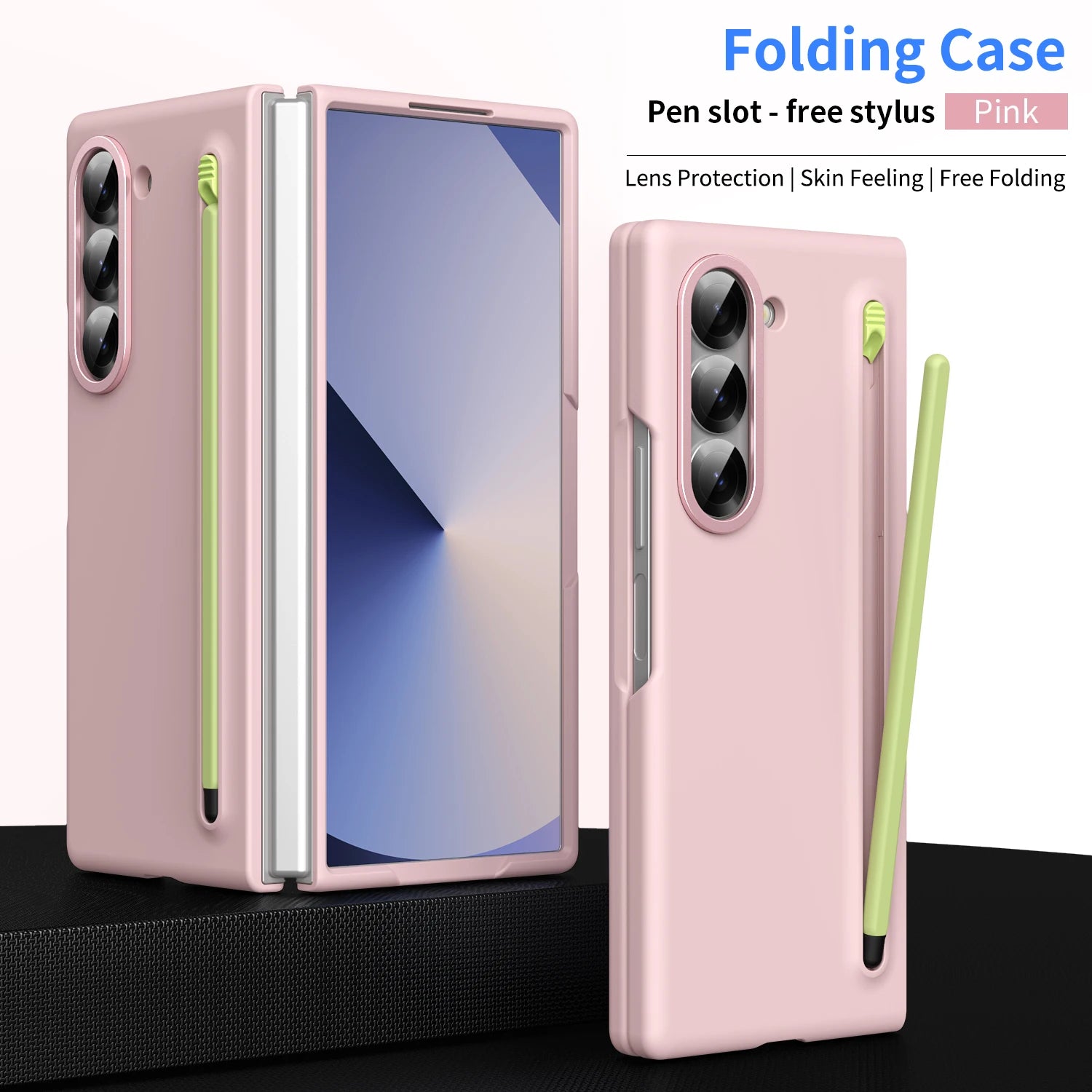 Premium Slim Case for Samsung Galaxy Z Fold with S Pen Slot – Shockproof Matte Cover