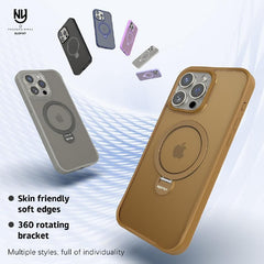 NY anti- vibration dustproof case with ring stand