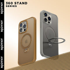 NY anti- vibration dustproof case with ring stand