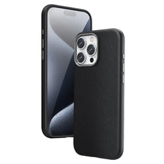 Luxury Business Retro Leather Slim Magnetic Wireless Charge Case for Magsafe for iPhone