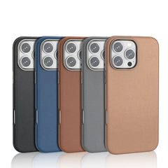 Luxury Business Retro Leather Slim Magnetic Wireless Charge Case for Magsafe for iPhone