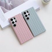 ZigZag Line leather Case for samsung s22 ultra