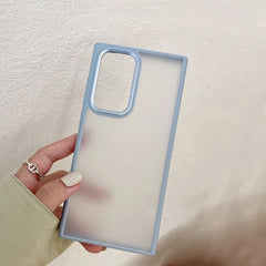 Transperent case with colorful frame for samsung