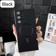 Metal Paint Magnetic Case for Samsung