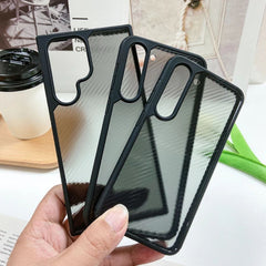 Shockproof Slim Carbon Fiber Texture Protective case for samsung
