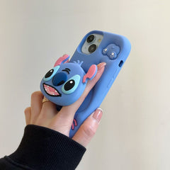 stitch pop socket case for iphone