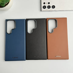 NY leather magsafe case for samsung