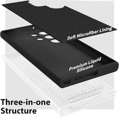 Silicon Microfiber Lining Mobile Magic Soft Case with Camera Protection