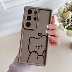 Lovely Bear Silicone Case Samsung