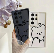 Lovely Bear Silicone Case Samsung