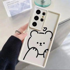 Lovely Bear Silicone Case Samsung
