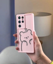 Lovely Bear Silicone Case Samsung