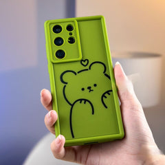 Lovely Bear Silicone Case Samsung
