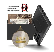 Wallet Case with Card Holder with Magnetic Charging For Samsung Galaxy S24 Ultra