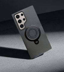 Mag Safe Magnetic Ring Stand Rugged Case For Samsung