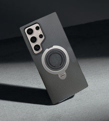 Mag Safe Magnetic Ring Stand Rugged Case For Samsung