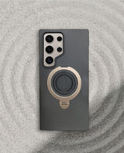 Mag Safe Magnetic Ring Stand Rugged Case For Samsung