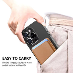 Magnetic Card Holder Phone Wallet for iPhone