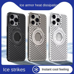 Ice Armor Case for iPhone , Magsafe Magnetic Cover for for iPhone , Matte Heat Dissipation PC Shell