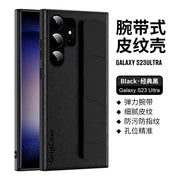 Samsung leather case with hand holder