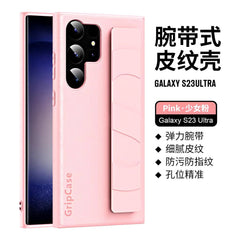Samsung leather case with hand holder