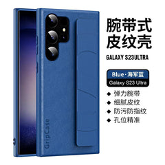 Samsung leather case with hand holder