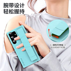 Samsung leather case with hand holder