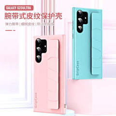 Samsung leather case with hand holder