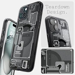spigen Ultra Hybrid  case for iphone support magsafe charging