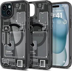 spigen Ultra Hybrid  case for iphone support magsafe charging
