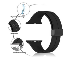 Magnetic Band , Soft Silicone Sport Strap for Apple Watch