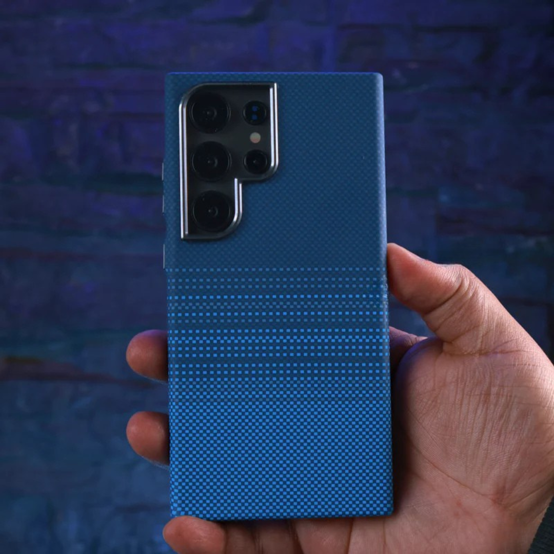 Luxury Carbon Fiber Texture Slim Case for Samsung Galaxy - Ultra-Thin Lightweight Protective Cover