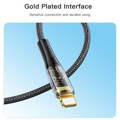 YESIDO 1.2M USB to Lighting Data Cable | USB to Type-C Nylon Braided 2.4A Fast Charging Data Cable - CA104