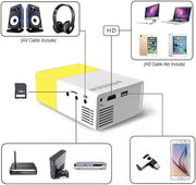 Mini Projector, Portable LED Projector for Home Cinema Theater