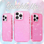 Glitter transperent Case for iphone
